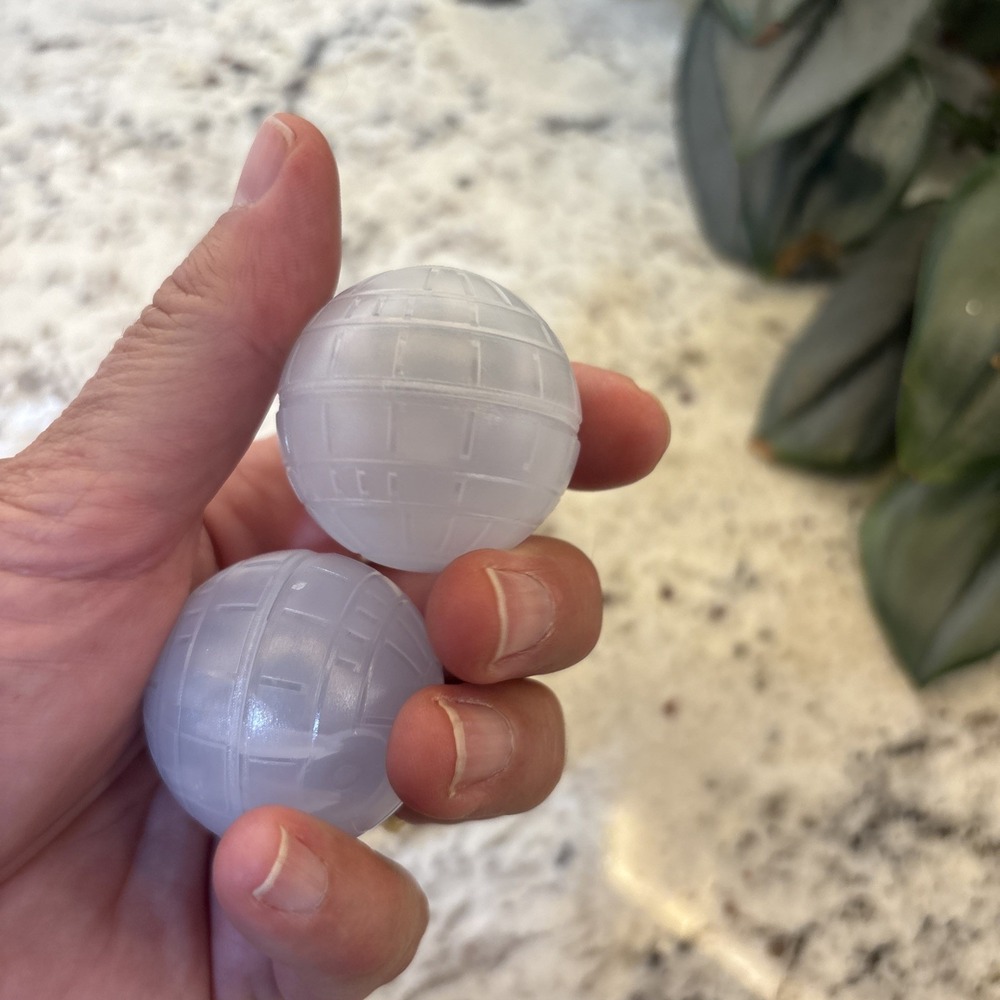 2 Walt Disney World Star Wars Death Star Glow Cube Works- Highly Collectible - Picture 3 of 11